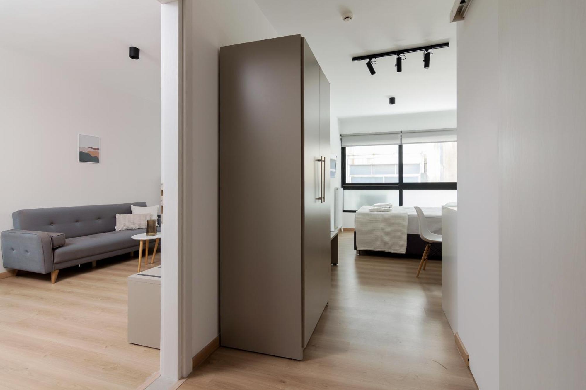 Leochares Lifestyle Apartments - Self Check-In Atény Pokoj fotografie
